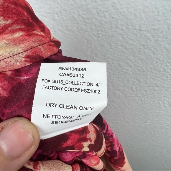 FOR LOVE AND LEMONS Sweet Jane Cropped Jumpsuit with Deep V Neckline, Red, Small - Picture 10 of 10